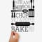 RoomMates Cooking Conversions Peel & Stick Wall Decals